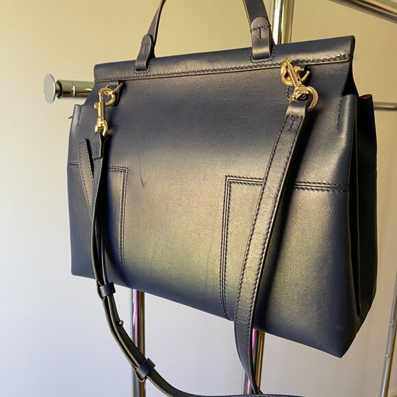 Tory Burch Block T Satchel - New With Tags - Picture 3 of 7